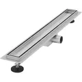 Produktbild: LuxeBath Duschrinne, Silber, Metall, Rechteckig, 13.9x7.8x74 cm, Badezimmer, Baden & Duschen, Duschtasse