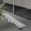 Produktbild: Duschrinne Bodenablauf Abflussrinne Duschablauf befliesbar 2in1 Edelstahl 70 cm