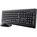 Produktbild: Trust Primo Wireless Deskset De - Schwarz