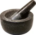 Produktbild: 17023 TEMPLE Steinmörser mit Stößel im Set, effektives und einfaches mörsern,...