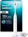 Produktbild: Philips Sonicare Elektrische Zahnbürste Series 6100 HX7400/01, Aufsteckbürsten: 1 St., mit visueller Andruckkontrolle, 5 Putzeinstellungen, inkl. Ladegerät