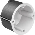 Produktbild: Kaiser Geräte-Verbindungsdose Hohlwand HWD 90, Schwarz, Kunststoff, IP3X, 74 mm, 1-fach, ohne Deckel
