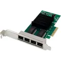 Produktbild: Digitus Netzwerkkarte 4Port RJ45 Intel I350 Server NIC (Mini PCI Express) (DN-10114)