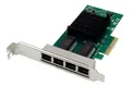 Produktbild: Digitus 4-Port Gigabit Ethernet Netzwerkkarte, RJ45, PCI Express, Intel I350