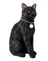 Produktbild: Schwarze Katze Figur H 40 cm Gartenfigur