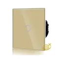 Produktbild: Touch Lichtschalter Glas 86mm 1 Weg Gold