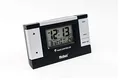 Produktbild: Mebus Funkwecker mit Thermometer/Zwei Verschiedene Weckzeiten einstellbar/beleuchtetes Display/Kalender/Farbe: Schwarz/Modell: 51059