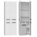 Produktbild: Topeshop NEL 1K DD BIEL Badezimmerschrank deBadezimmer White