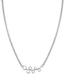 Produktbild: Esprit ESNL93337A42  Damen Collier Kette 925 Silber mit weißen Steinen neu