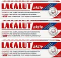 Produktbild: LACALUT aktiv Zahnpasta Zahncreme Zahnpflege & Zahnfleischpflege 3x 100ml NEU