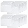 Produktbild: 100PCS Ausweishülle Horizontal Ausweishalter 98x82mm ausweishülle PVC Transparente Kartenhalter Kartenhülle Namensschilder, für Business Ausstellung Karten Studentenausweise Visitenkarten Buskarten