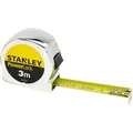 Produktbild: Stanley Maßband 0-33-522, Micro PowerLock, 3m, mit Nagelöse und verchromtem Gehäuse