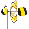 Produktbild: HQ Design Windspiration - Paradise Critter, UV-beständige und wetterfeste Windspiel Deko für Garten, Terrasse und Balkon - Windrad inkl. Standstab (Bumblebee)