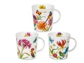 Produktbild: 3er Set DUNOON Becher Lomond Exotic Beauty mit Blumen 320ml Formano
