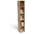 Produktbild: Matkam Möbel Bücherregal, Eiche Artisan, Holzwerkstoff, 30x180x30 cm, Wohnzimmer, Regale, Bücherregale