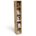 Produktbild: MATKAM Offenes Bücherregal 180 EX3, Stilvolles, einfache Montage (Artisan Eiche)