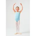 Produktbild: tanzmuster Body Ballettbody Lissy aus weicher Baumwolle ärmelloses Trikot fürs Kinder Ballett blau 92/98