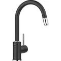 Produktbild: Blanco Küchenarmatur Mida-S schwenkbar mit Schlauchauszug druckfest anthrazit
