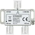 Produktbild: Schwaiger - Verteiler Vtf7822 531 2-fach 1x F Buchse Auf 2x F Buchse, Dämpfung Max. 4db Verstärker & Verteiler