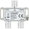 Produktbild: Schwaiger - Verteiler Vtf7822 531 2-fach 1x F Buchse Auf 2x F Buchse, Dämpfung Max. 4db Verstärker & Verteiler