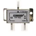 Produktbild: Schwaiger Verteiler 2-fach, 5-1000MHz Silber