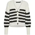 Produktbild: Vero Moda Strickjacke VMLEA (1-tlg) Plain/ohne Details schwarz|weiß L (40)