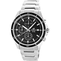 Produktbild: Casio EFR-526D-1AVUEF, Armbanduhr, Männlich, Edelstahl, SR920SW, 2 Jahr(e), 4,85 cm - Schwarz/Silber