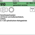 Produktbild: 50er PACK(Stk)  000910001040380000 Verschlußschraube DIN 910 m.Bund/Außen-6-kant