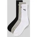 Produktbild: PUMA Tennissocken mit Logo im 3er-Pack in Weiss, Größe 35-38