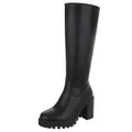Produktbild: Ital Design Damenschuhe Stiefel High-Heel Stiefel, DES618P-, Kunstleder, Schwarz, Gr. 37