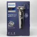Produktbild: Philips S5000 Elektrorasierer – Nass- und Trockenrasierer in Karbongrau mit 1 au