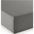 Produktbild: Fleuresse Mako-Jersey-Spannlaken comfort Farbe steingrau 9039 Größe 100x200 cm