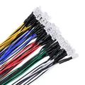 Produktbild: 50 Stücke vorverdrahtete LED, Dioden licht, 12V vorverdrahtetes Licht, 5mm LE...