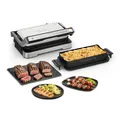 Produktbild: Tefal OptiGrill 4in1 XL Kontaktgrill mit Backschale, Aufklappbar, Tischgrill, 12 Programme, Garstufenanzeige, Elektrogrill, Backofen, GC784D10