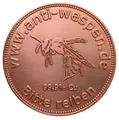 Produktbild: Anti-Wespen Schreck Biene Untersetzer Abwehr Kupfer Gesundheit Schutz Deckelchen