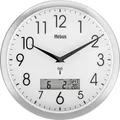 Produktbild: Mebus 19422 Funk Wanduhr 30cm x 3cm Silber
