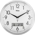 Produktbild: Mebus 19422 Funk Wanduhr 30 cm x 30 mm Silber