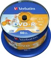Produktbild: Verbatim 43533 DVD-R 4,7 GB 16x Speed Printable bedruckbar Rohling 50er Spindel