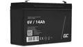 Produktbild: 5903317227724 Green Cell AGM VRLA 6V 14Ah bezobsługowy akumulator do systemu ala