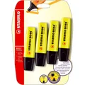 Produktbild: STABILO Textmarker - BOSS ORIGINAL - 4er Pack - gelb (4 x) (B-14892)