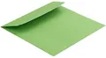 Produktbild: 100 Stück, Farbige Briefumschläge, 160 x 160 mm, Haftklebung mit Abziehstreifen, Gerade Klappe, 130 g/qm Colorista, Ohne Fenster, Grün, Blanke Briefhüllen