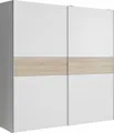 Produktbild: Casa Dolce Kleiderschrank ROBERTA, weiß+Sonoma, 170x61,2x190,5 cm mit doppelt Schiebetüren
