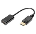 Produktbild: Digitus Aktiver DisplayPort Adapter /DP auf HDMI DB-340415-002-S HDMI-Kabel, doppelt geschirmt, Geschirmt