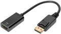 Produktbild: DIGITUS Aktiver DisplayPort Adapter / Konverter, 0,2 m