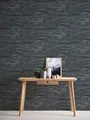 Produktbild: Vliestapete Schwarz Anthrazit Stein Wand 3D-Optik Naturstein 38813-4 (3,13€/1qm)