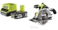 Produktbild: Ryobi 18 V Akku-Handkreissäge R18CS-0  Mit 1x1,5 Ah Akku Ladegerät