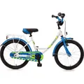 Produktbild: 18 Zoll Polizei Fahrrad mit Rücktrittbremse Kinderfahrrad ab 4 Jahre jungen Polizeifahrrad
