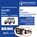 Produktbild: Für SUZUKI Jimny I Typ FJ/SN 08.2001-12.2014 AHK abn. +7pol spez E-Satz TOP