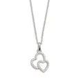 Produktbild: XENOX® LOVE STORY Halskette - Damen Halskette aus hochwertigem 925/- Sterlingsilber mit Herz-Anhänger