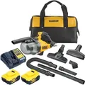Produktbild: Dcv 501 LP2 Akku Stabsauger 18 v 0,7 l Staubklasse l + 2x Akku 5,0 Ah + Ladegerät - Dewalt
